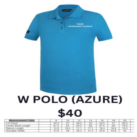 2026 5th Year Polos (womens)